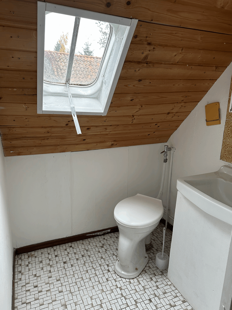 Toilette - Studentenzimmer in Clausthal-Zellerfeld WG im Dachgeschoss